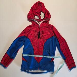 Spider-Man Zip Hoodie – Kids Size 6 – Red / Blue